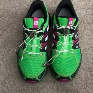 Salomon Women's Green + Pink Trail Running Sneakers